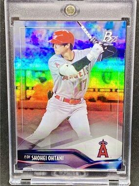 Shohei Ohtani RARE (HOLO FOIL) Investment Card ROY MVP
Topps Chrome

Excellent